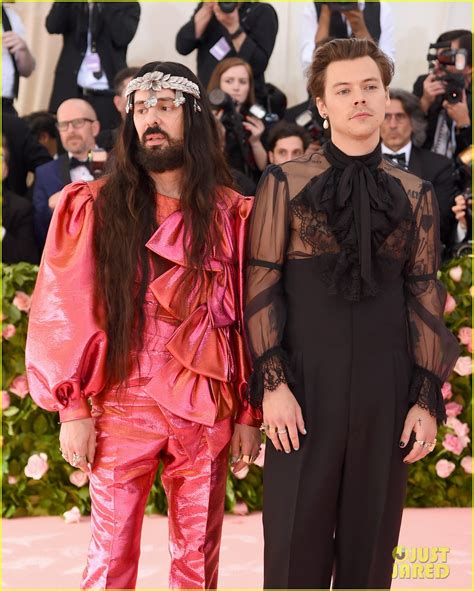 gucci fashion show model male head|alessandro michele and harry styles.